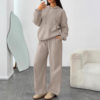 European and American Cross-Border New Women's Autumn Suits Casual Hooded Sweatshirts Sports Oversized Wide-Leg Pants Sports Suits in Stock
