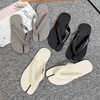 Flip-flops Women's 2024 New Flat Outfit Niche Retro Roman Pig-toe Flip-flops Sandals