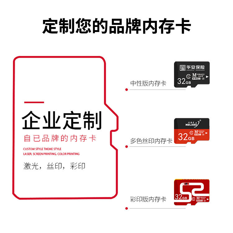 Camera Audio Memory Card Sd Mobile Phone Tf Flash Memory Card 64g Surveillance Driving Recorder 512g Tablet Memory Card