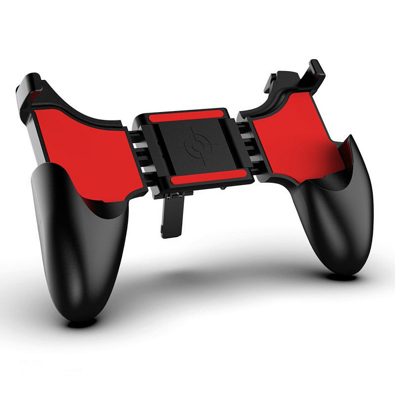 W10 Wholesale Mobile Game Controller Two-In-One Stretchable and Retractable Gaming Stand Grip for Mobile Games Wireless Control