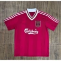 1995-96 liverpool home short sleeves
