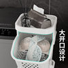 Narrow Gap Laundry Basket for Home Use, Storage Bin for Dirty Clothes, Bathroom Partition Floor Rack