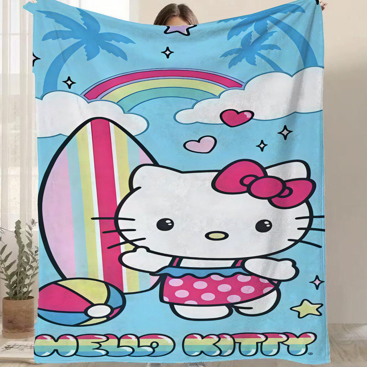 Cross-Border Cartoon Flannel Blanket, Warm and Oversized Blanket, Suitable for All Seasons, Thickened Dormitory Nap Blanket, Sofa Blanket