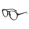 Plain-made artifact big face slimming myopia glasses frame women's soft girl hawksbill color round frame glasses black frame can be equipped with power