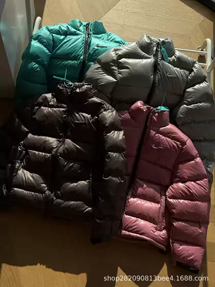 Winter New Small Hook Nocta Series Co-Branded Stand-Up Collar Wang Yibo Casual Loose Couple's Same Style down Jacket
