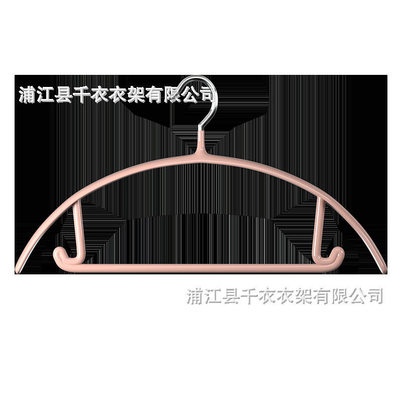 Plastic-Coated Non-Slip Hangers, Traceless Household Clothes Hangers, Thickened and Reinforced, Non-Bulging, Metal Clothes Storage, Light Luxury