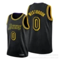 Lakers #0 black city edition