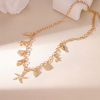 European and American Cross-Border New Product Golden Starfish Shell Necklace Women's Seaside Accessories High-End Vacation Turtle Pendant Clavicle