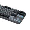 Forerunner TK870 mechanical keyboard 87 keyboard mouse suit black and gray double satellite axis game office general