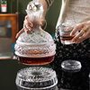 Light Luxury Tumbler Decanter Luxury High-end Wine Decanter High-end Rotating Wine Decanter Ornament Pot