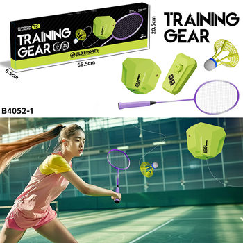 Cross-Border New Badminton Power Training Device, Single-Player Indoor Spinning Badminton Artifact