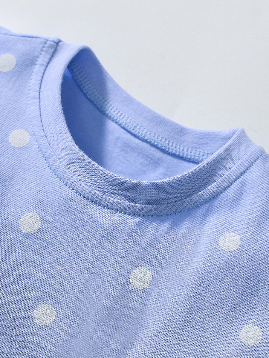 New Summer Girls' Set, [Style] Cartoon Top & Shorts, Kids' Pants Set