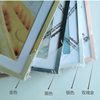 Cross-Border Amazon Metal Photo Frame Narrow Border Picture Frame Gold 11*14 Wall-Mounted 8*10 Tabletop 12*18 Hanging Black