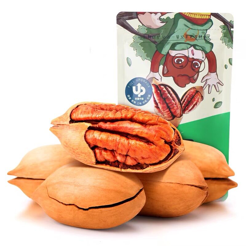 Three squirrels_milk flavor bigote 120g shell cream flavor nut kernel long nut dried fruit snacks