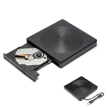 USB Type C External 2-in -1 Optical Drive Desktop Notebook Mobile Optical Drive CD Burn CDDVD RW