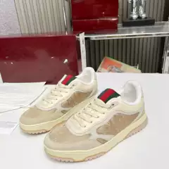 European and American 2024 Spring and Summer New Fashion Trendy Couple White Lace-Up Casual Shoes Versatile Flats Sneakers