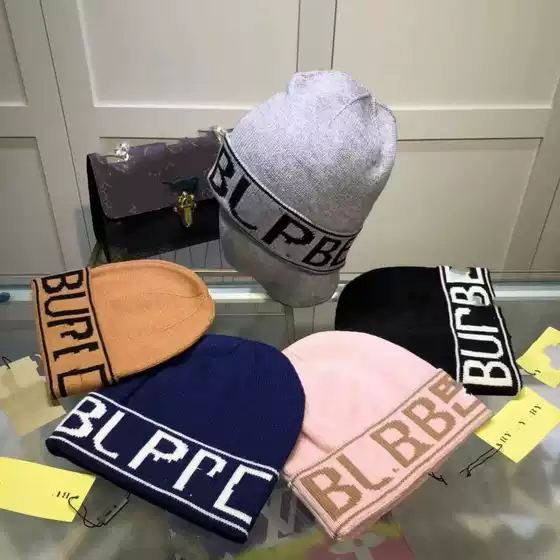 Fashion cross-border autumn and winter new curling wool hat children's net red all-match cold hat warm full print B knitted hat men