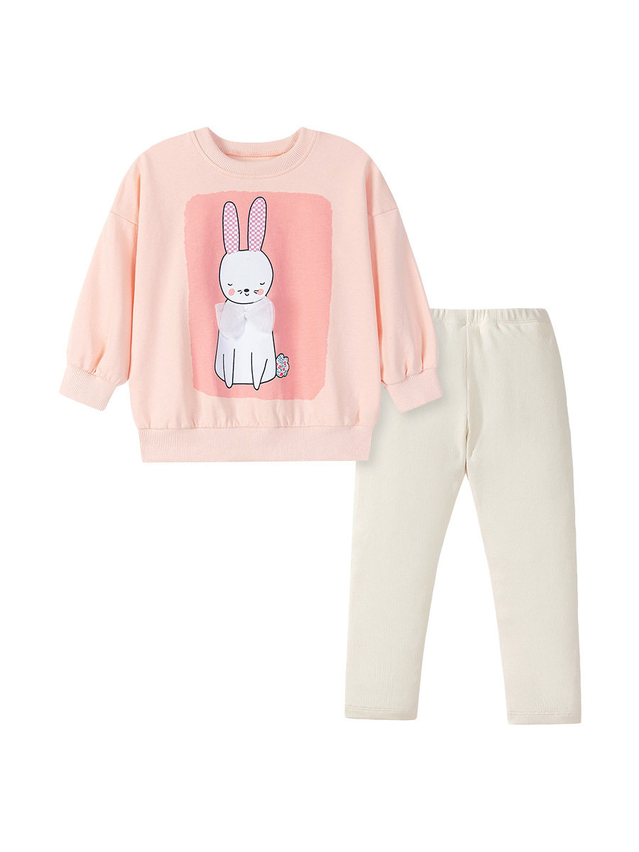 Girls' Autumn Long-Sleeve Cartoon Hoodie Wholesale, Kids' Wear