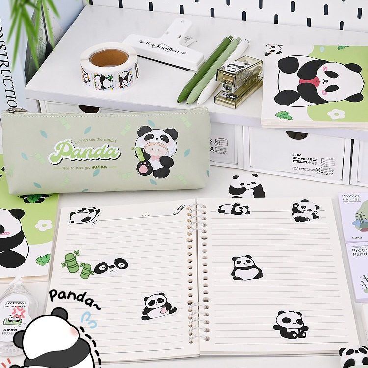 Panda Blind Box Gift Pack Cute Advanced Panda Handheld Blind Box Set Reward Learning Gift New Year Gift Set