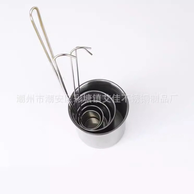 2 Yuan Store Stainless Steel Wine Pourer 0.1kg Measuring Cup Wine Dispenser Flat Handle Wine Lifter Wine Spoon Stainless Steel Wine Lifter