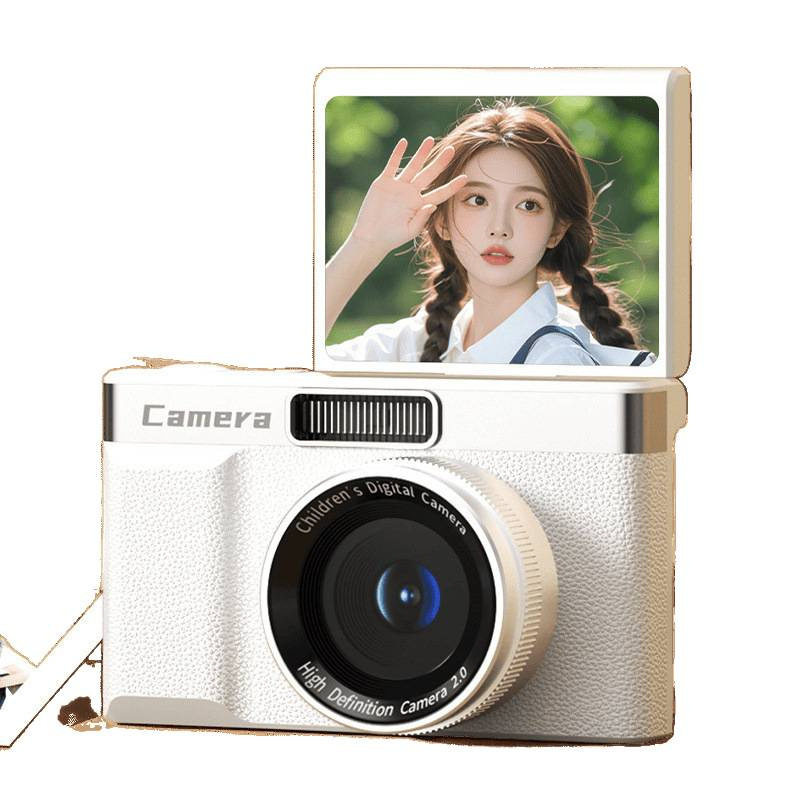 9600W High-Definition Pixel Reversible Flip-Top Ccd Digital Camera Campus Student Selfie Card Machine Portable Entry-Level