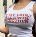 White red letter