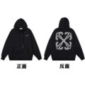 044 black of hooded sweatshirt
