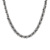 Глянцевая черная кубинская цепочка с обмоткой 10 мм, 55 см + 5 см
