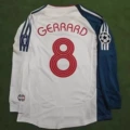 0607 liverpool away long sleeve no. 8