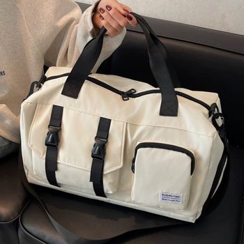 Sports Fitness Bag Dry and Wet Separate Travel Bag Men's Large Capacity Waterproof Luggage Bag Portable Swimming Bag Women's Storage