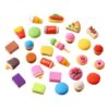 Creative Children's Detachable Food Erasers Stationery Dessert Cake Erasers Children's Day Gifts Prizes Christmas