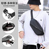 Cross-border New Men's Waist Bag Outdoor Running Mobile Phone Bag Multi-functional Large Capacity Chest Bag Casual Shoulder Crossbody Bag