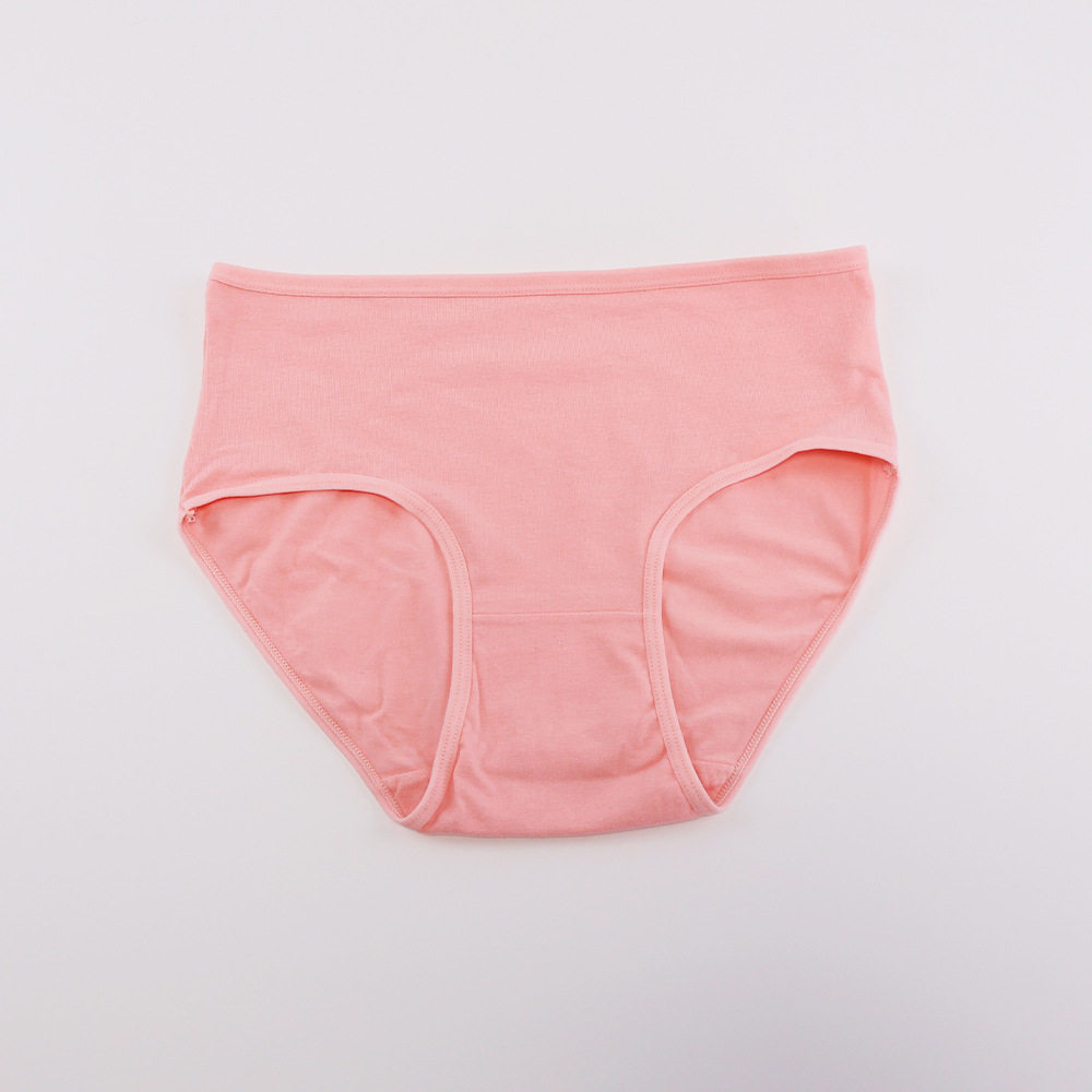 跨境亚马逊女士大码内裤加肥加大码高腰妈咪裤40支纯棉三角内裤女