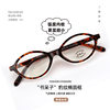 Zhang Yuanying's Same Style Glasses for Myopic Women Tr90 Frame Small Frame Flat Mirror Anti-Blue Light Retro Oval Frame Glasses Frame