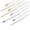 Spot Women's Titanium Steel Necklace O-Shaped Chain Chain Lip Chain Flat Cross Stainless Steel Necklace Length Multiple Specifications