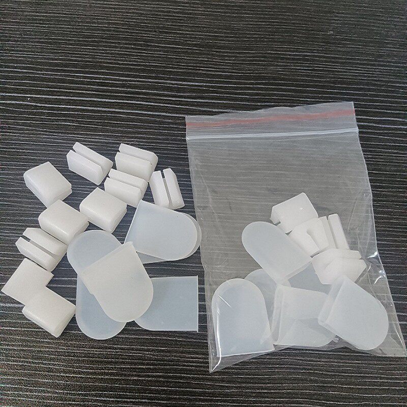 Factory wrought iron cup holder draining cup holder transparent non-slip silicone cover non-slip foot mat dustproof silicone cover anti-scratch foot mat