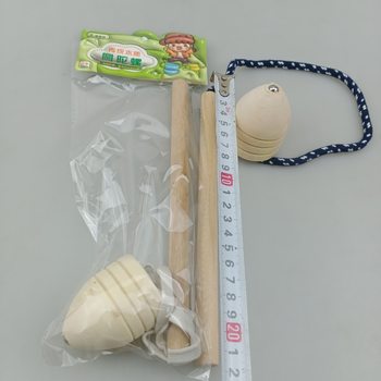 3 Yuan Wholesale Large Wooden Top Nostalgic Kidsren's Toy Top Wholesale 3 Yuan Product Supermarket