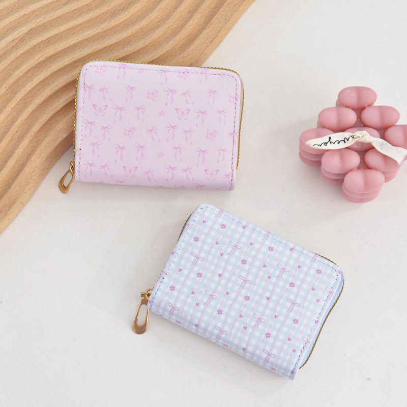 Cute Card Bag Cartoon Sweet Mini Ultra-thin Small Portable Large Capacity Multi-card Student Anti-degaussing Card Bag