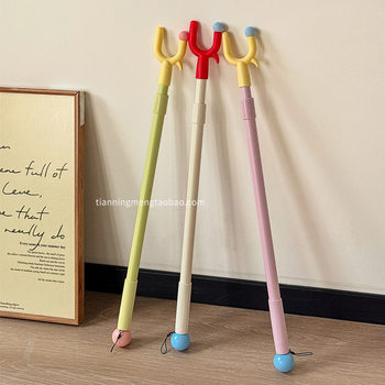 Clothes Drying Rod, Clothes Support Rod, Clothes Drying Fork, Clothes Fork Rod, Household Balcony, Student Dormitory, Retractable, Whole Hanging Type, New