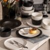 Dish Set for Home Use, Light Luxury with a High-End Feel, Stylish Bowls, Plates, Chopsticks, and Ceramic Tableware, 2025 New Model for Housewarming and Wedding