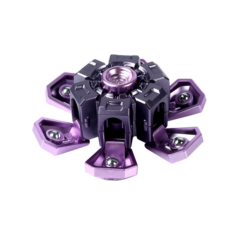Tiger Fidget Spinner Mechanical Armor Bearing Decompression Electroplating Process Edc Toy Finger Spinner Mechanical Model