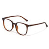 Korean style retro black frame anti-blue light flat mirror can be equipped with 2025 new plain face myopia mirror frame