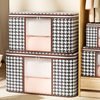 ins style houndstooth storage box Internet celebrity style window storage bag non-woven fabric storage basket folding underwear storage box