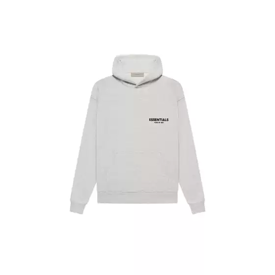Essentials-Ss22 - Front and Back Flocking Print Pullover Hooded Sweatshirt Hoodie