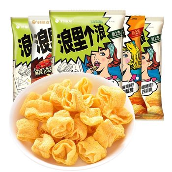 Orion Wave Crispy Corn Soup Flavor Potato Chips Bagged Snack Corn Puff Snack Group