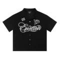 EM19 Black (Waffle Fabric 320G Ten-Thousand-Stitch Embroidery)