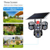 V360Pro Solar-Powered Surveillance Camera 4G/Wifi Waterproof Night Vision Southeast Asia Export Three-Lens Outdoor