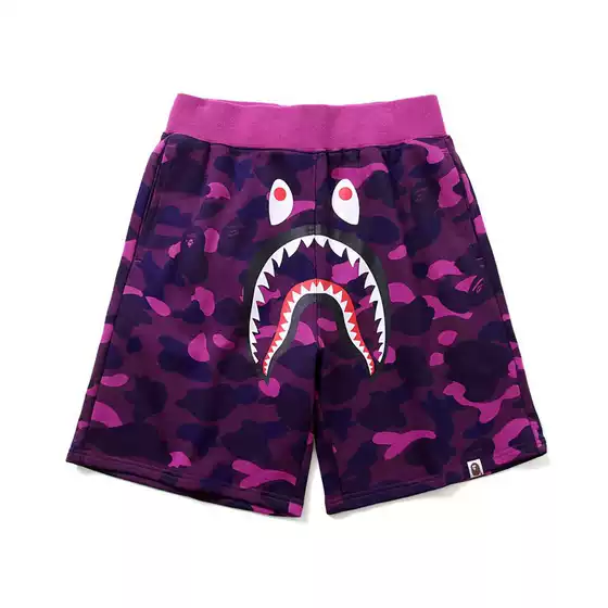 In-Stock Instant Shipping Shark Camouflage Youth Casual Shorts Men's Versatile Shorts