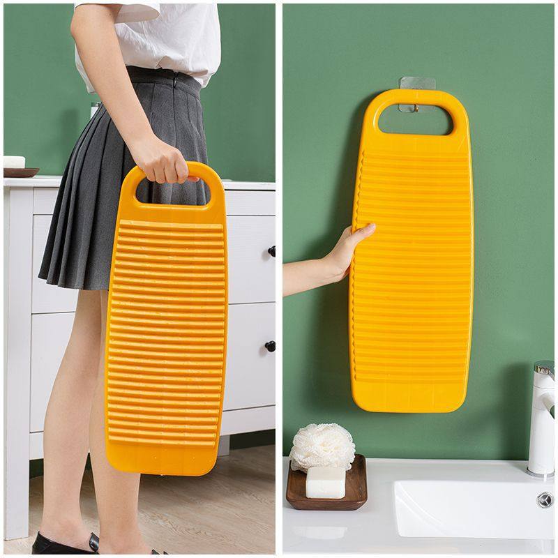 Thickened Plastic Old-Fashioned Non-Slip Durable Washboard for Washing Socks, Household Hand Washing Clearance Price
