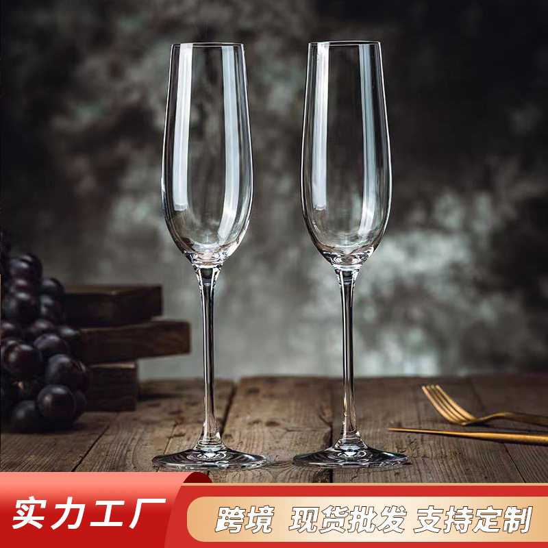 Crystal Champagne Glasses, Lead-Free Sparkling Wine Goblets Set, Party High-Value Champagne, Liqueur, White Wine Glasses